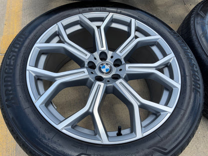 21" BMW X6 X7 OEM 86533 96409 Series 753 wheels rims tires BRIDGESTONE
