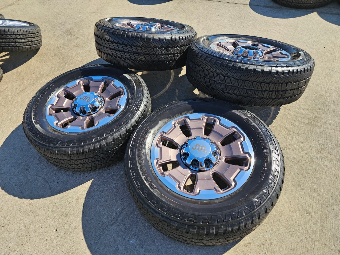 20" Ford F-250 F-350 OEM 10487 LIMITED KING RANCH tan wheels rims 2024 2025 2026