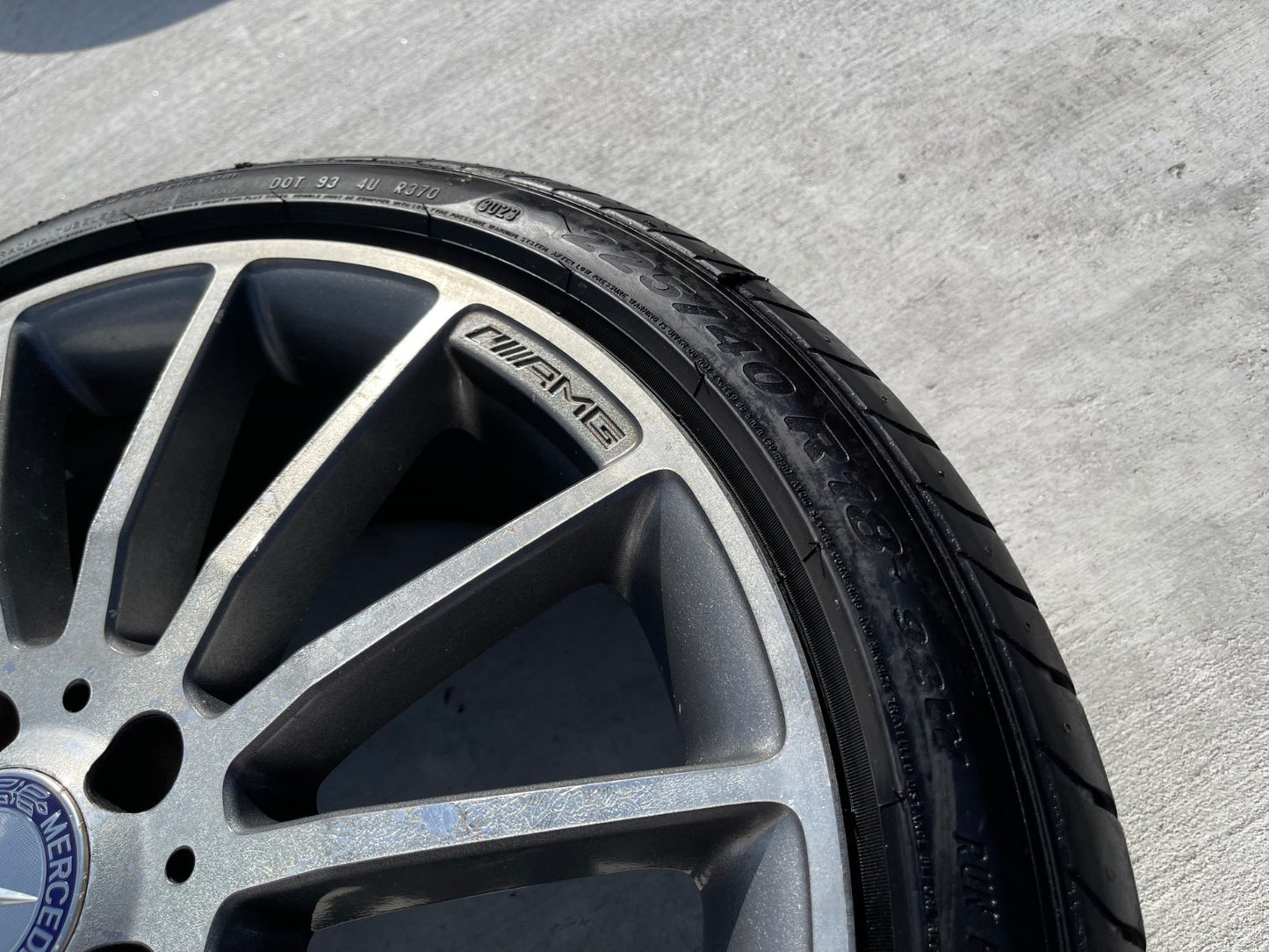 18" 18x7.5 Mercedes CLA250 C E S Class OEM A1764010200 wheel rim tire