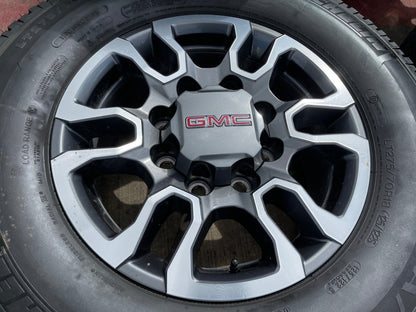 18" GMC Sierra AT4X Chevy Silverado 2500 3500 OEM 5949 wheels rims MICHELIN NEW