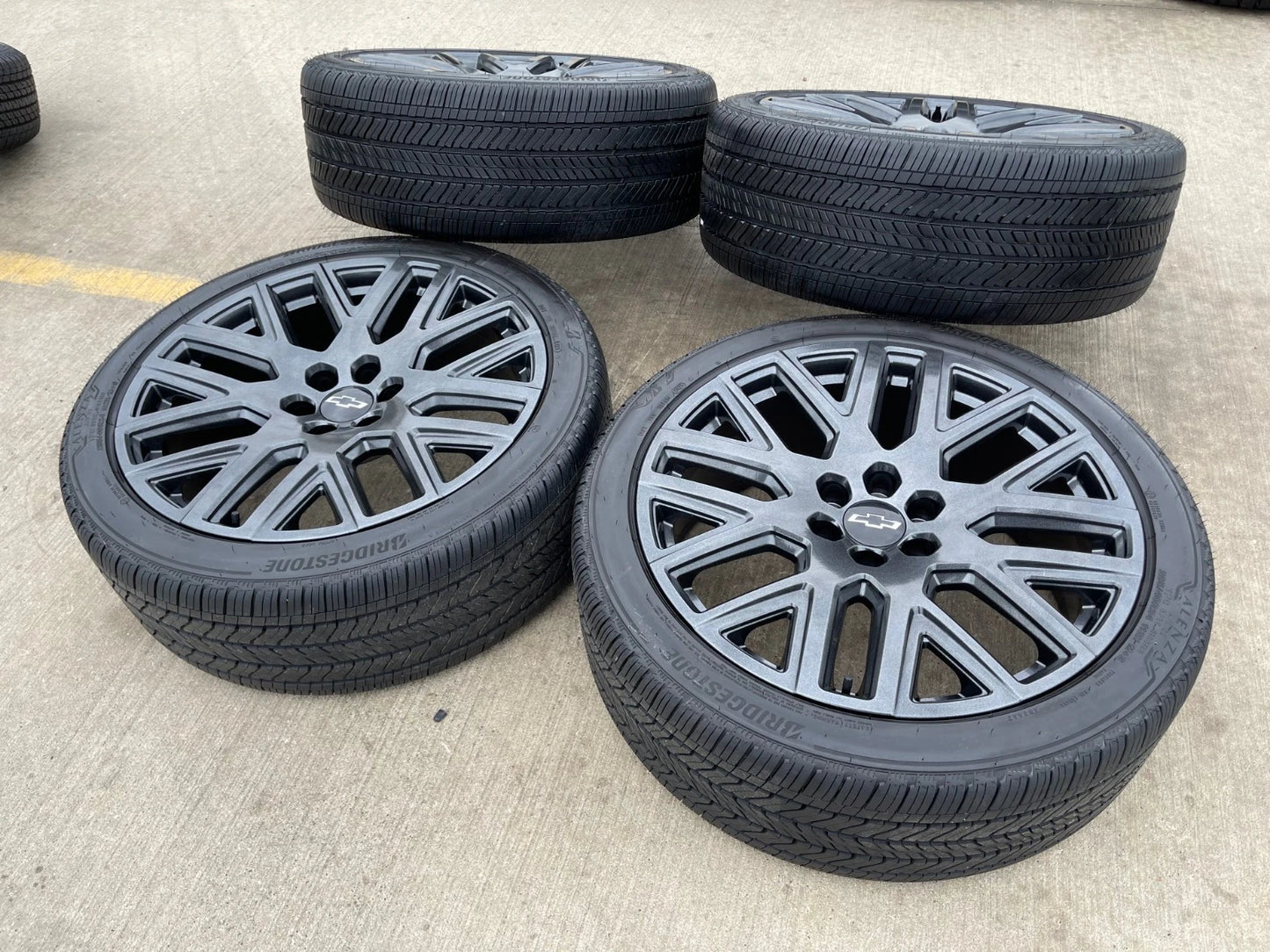 24" Cadillac Escalade Platinum OEM wheels rims tires 2023 2024 2025 2026 NEW