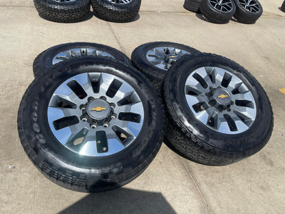 20" Chevy Silverado GMC Sierra 2500 3500 OEM 5960 5947 wheels rims SET GOODYEAR