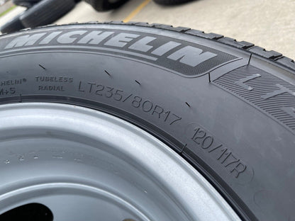 17" Chevy Silverado GMC Sierra 3500 Dually simulator rims wheels OEM 8094 tires
