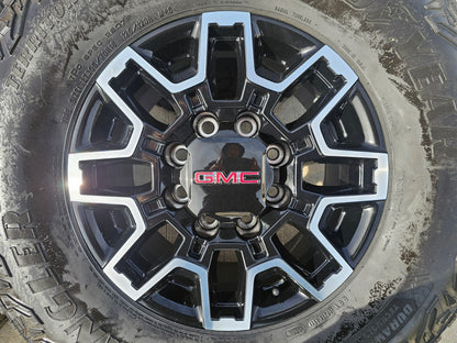 18" GMC Sierra AT4X Chevy Trail Boss 2500 OEM 14136 wheels rims GOODYEAR 35"