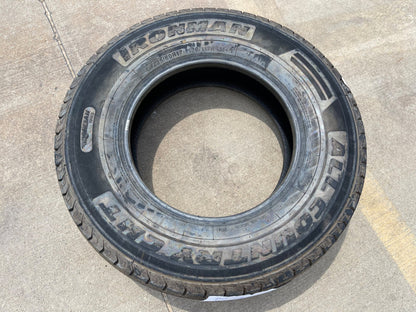 (1) 245/75/17 Ironman All Country CHT tire 245/75R17 M+S 120R LT 10 ply LRE NEW