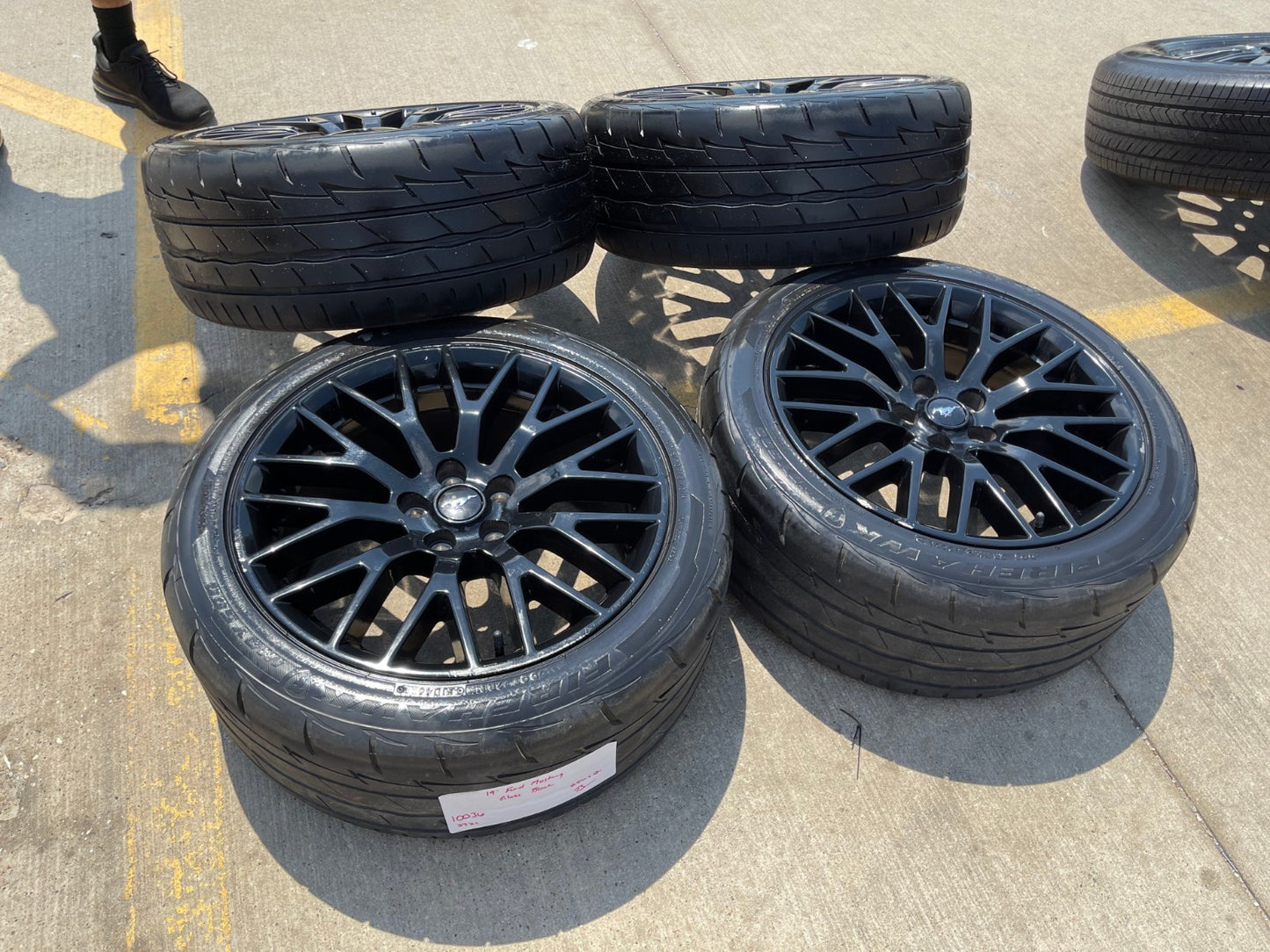 19" Ford Mustang GT Performance Track Pack OEM 10036 10038 wheels rims