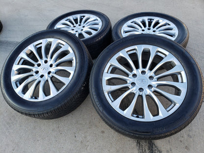 22" Infiniti QX80 QX56 Nissan Titan OEM 62799 73770 wheels rims tires SET