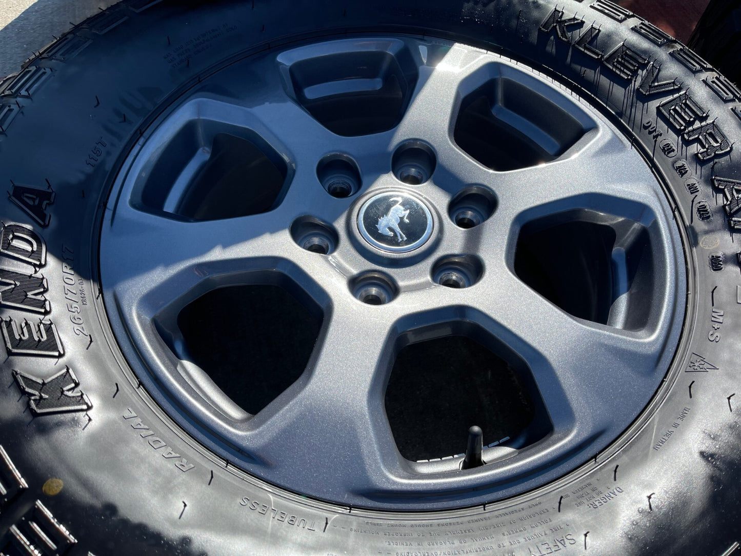 17" Ford Bronco Big Bend wheels rims 10384 OEM Ranger tires KENDA