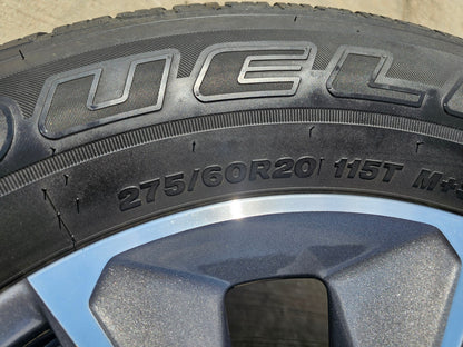 20" Chevy Silverado 1500 Tahoe OEM 5915 5916 wheels rims BRIDGESTONE SET