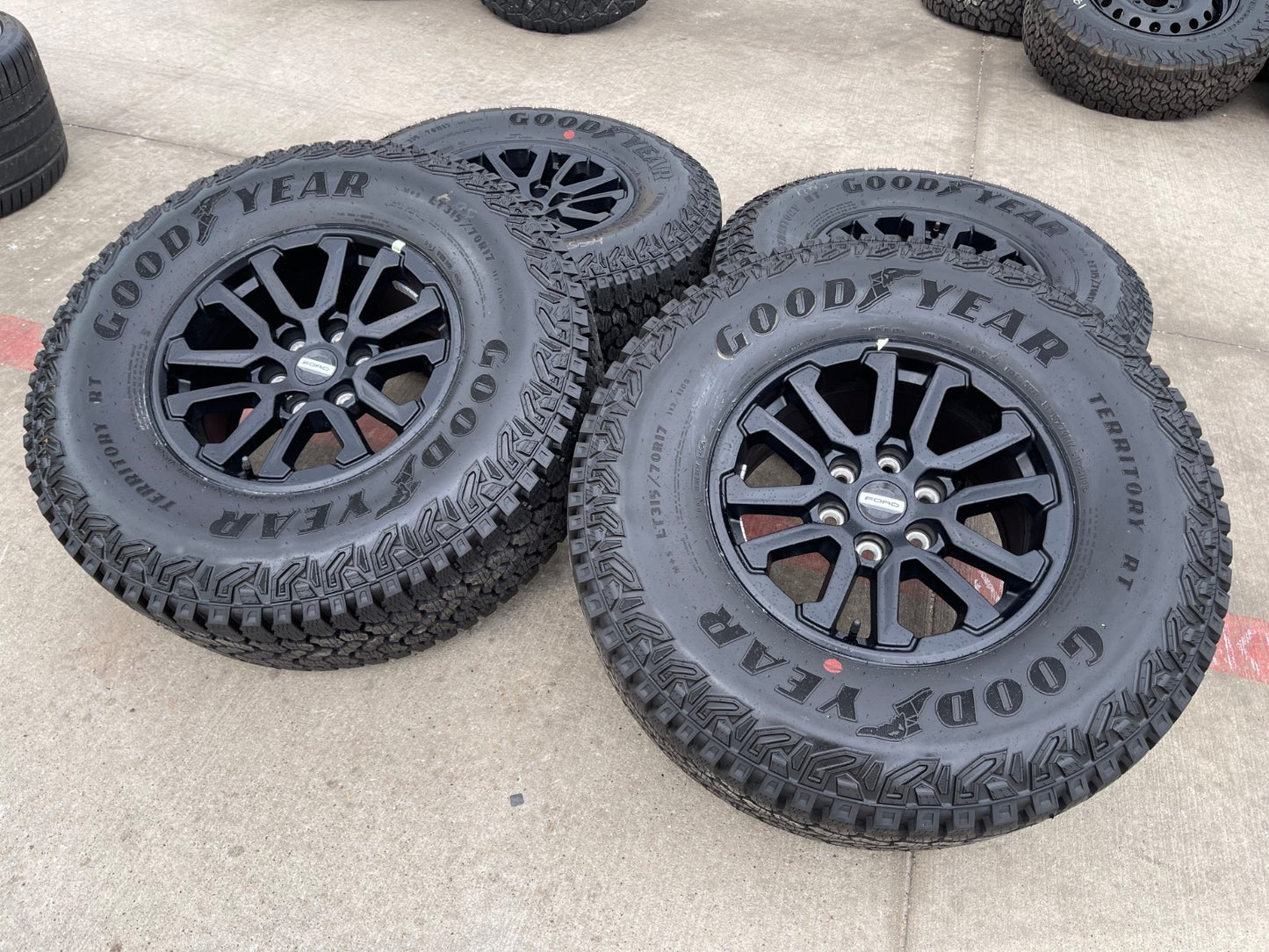 17" Ford F-150 Raptor OEM 10611 rims wheels Bronco 2026 2027 GOODYEAR 35" NEW