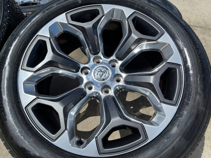 NEW 22" Dodge Ram 1500 OEM LIMITED wheels rims SET RIM# 2685 FITS 2019-2027