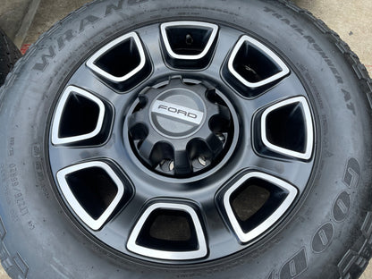 20" Ford F-250 F-350 OEM 10486 10301 Lariat Platinum wheels rims tires GOODYEAR