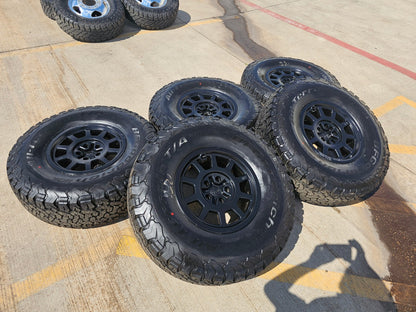 (5) 17" AEV Jeep Wrangler Rubicon OEM Salta wheels rims Gladiator BFG 37" NEW