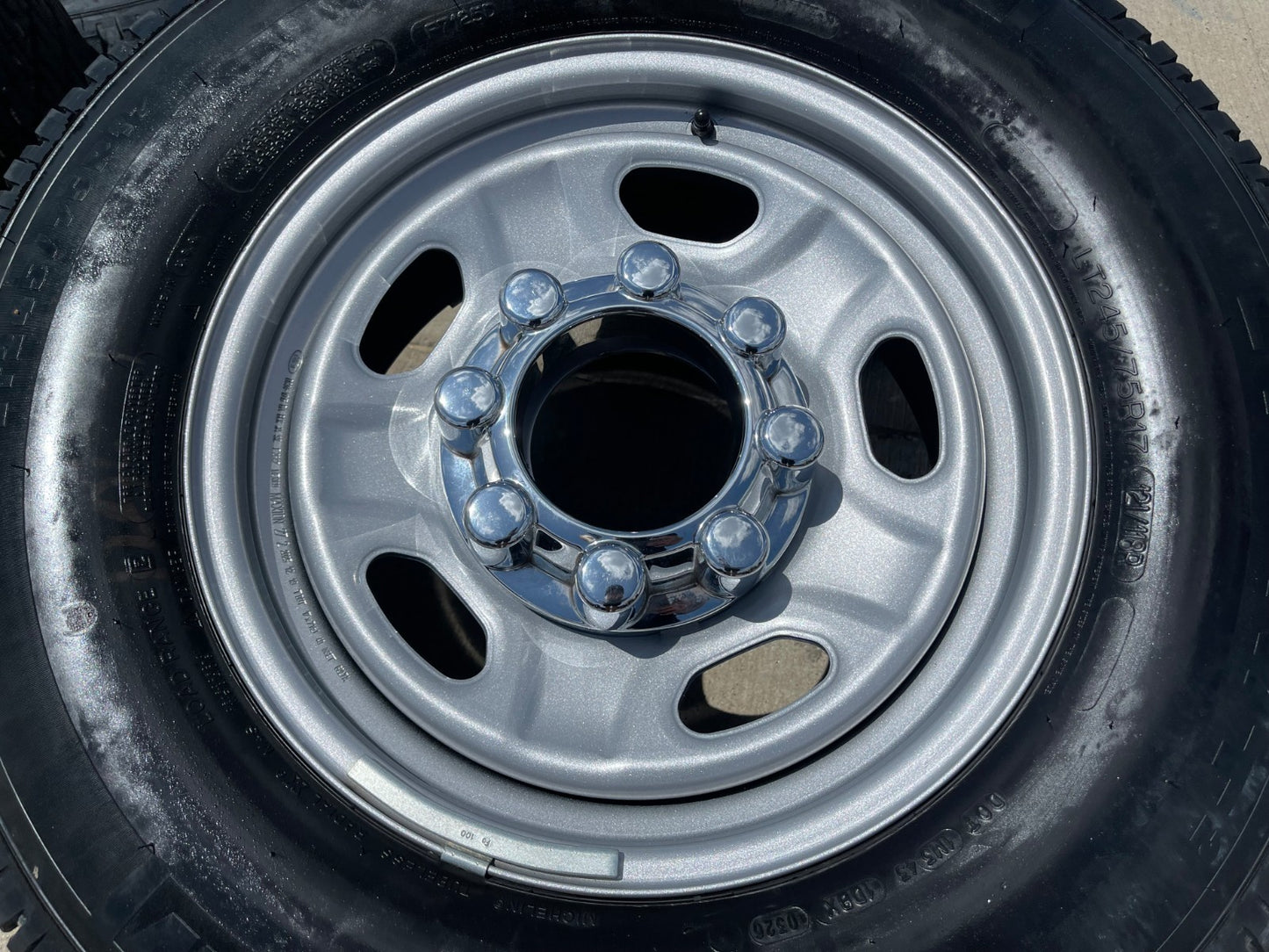 17" Ford F-250 F-350 OEM 3828 wheels rims SET 2024 2025 2026 MICHELIN A/T2
