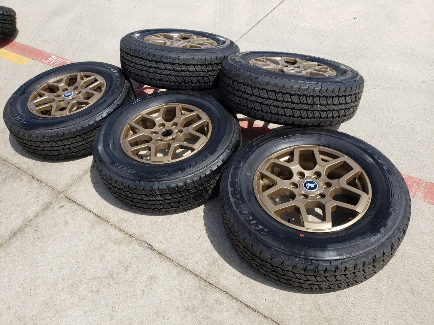 18" Ford Bronco BRONZE HERITAGE wheels rims tires 95213 Ranger tires NEW