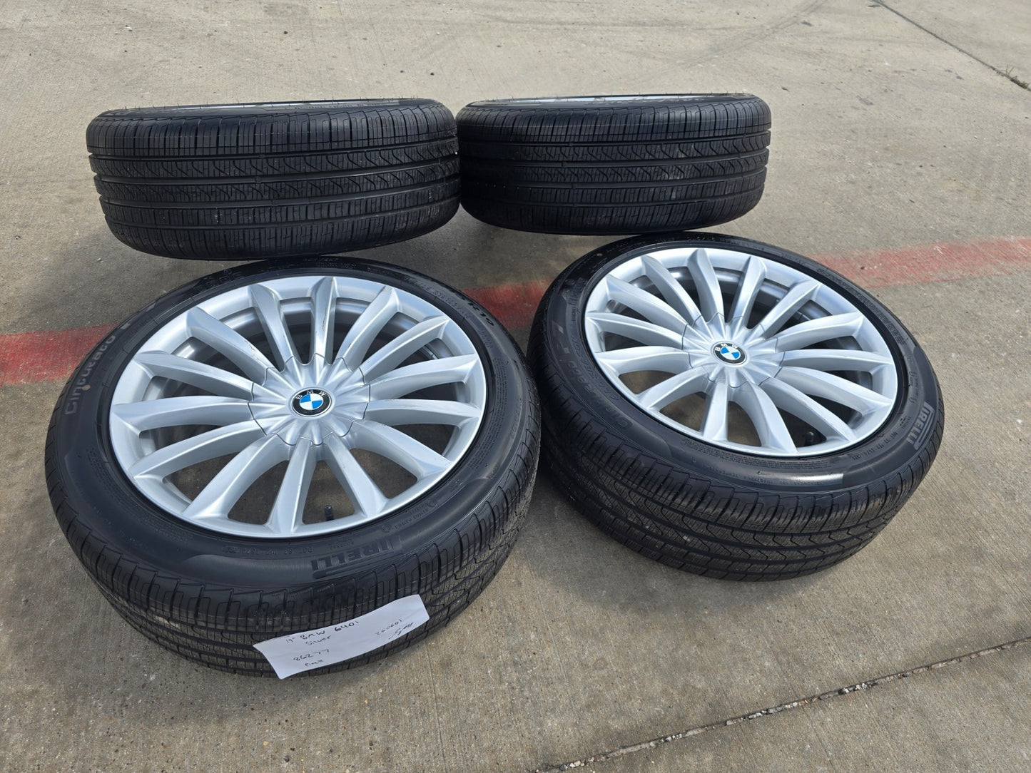 19" BMW 740i 750i 840i 640i GT 5 6 7 8 Series OEM 86277 wheels rims PIRELLI NEW
