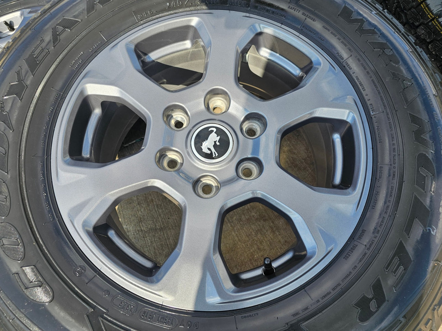 17" Ford Bronco Big Bend wheels rims 10384 OEM Ranger 2024 2025 2026 GOODYEAR