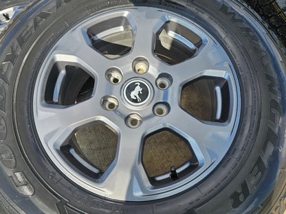 17" Ford Bronco Big Bend wheels rims 10384 OEM Ranger 2024 2025 2026 GOODYEAR