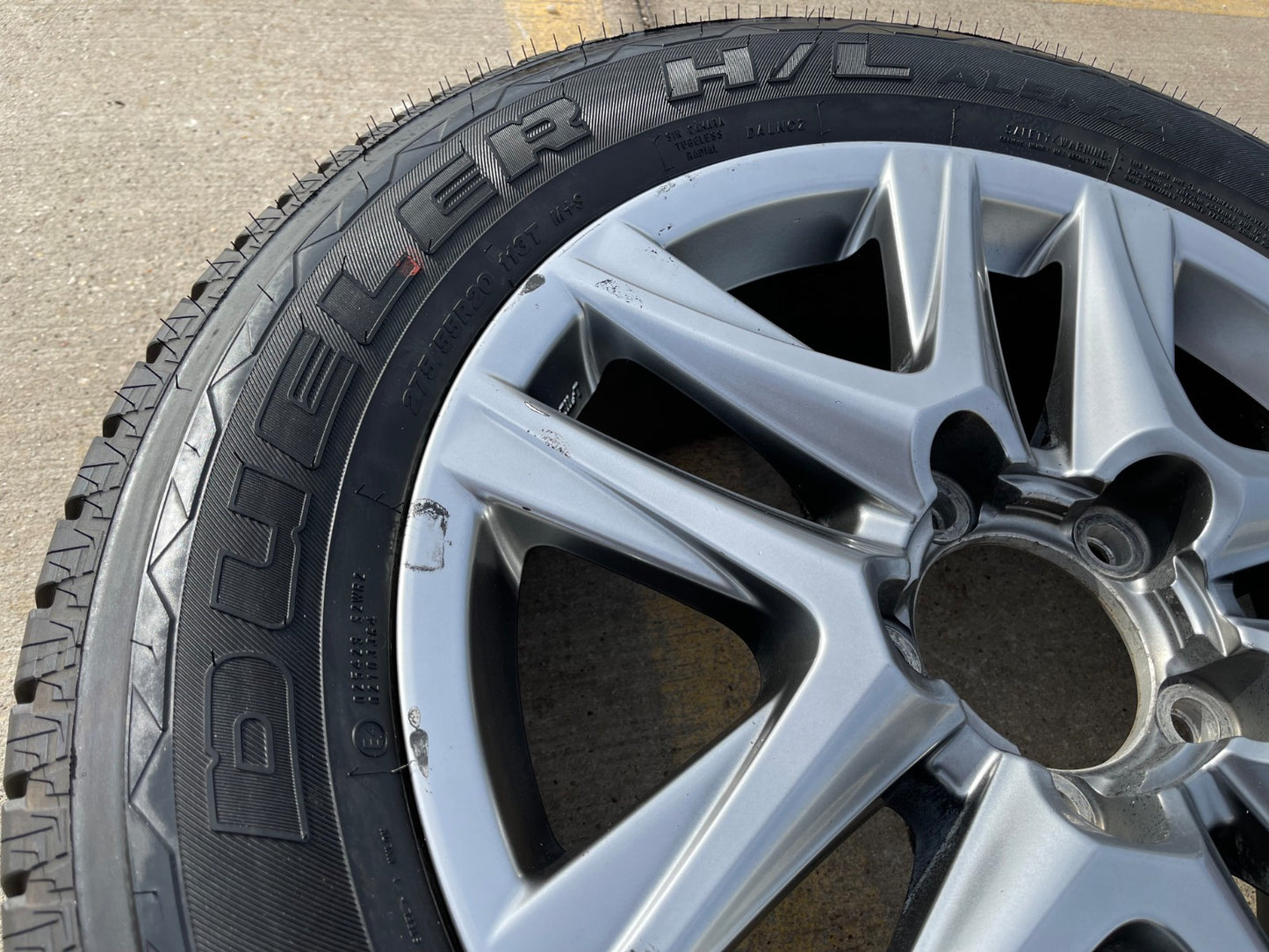 20" Lexus LX570 Toyota Land Cruiser OEM 74280 wheel rim spare BRIDGESTONE