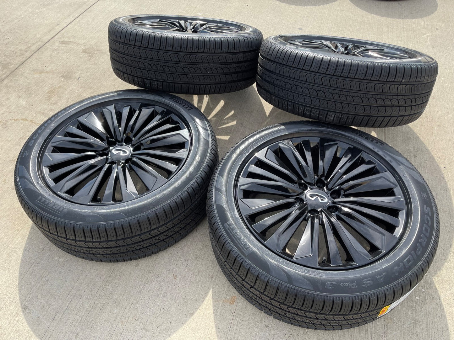 22" Infiniti QX80 QX56 Nissan Titan Armada OEM 94236 wheels rims 2025 2026 NEW
