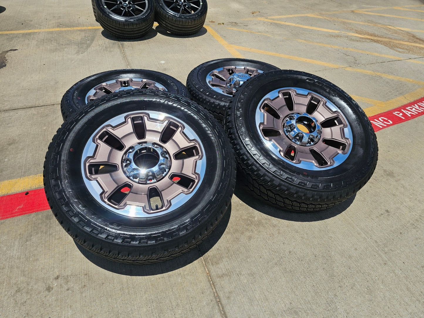 20" Ford F-250 F-350 OEM 10487 LIMITED KING RANCH tan wheels rims SET 2025 2026
