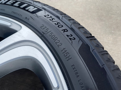 22" Lincoln Navigator BLACK LABEL OEM 10497 rims wheels SET MICHELIN