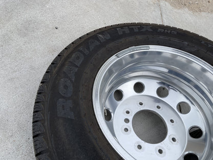 (1) 17" Dodge Ram 3500 Dually Laramie 8x200 REAR wheel rim 2702 OEM tire NEXEN