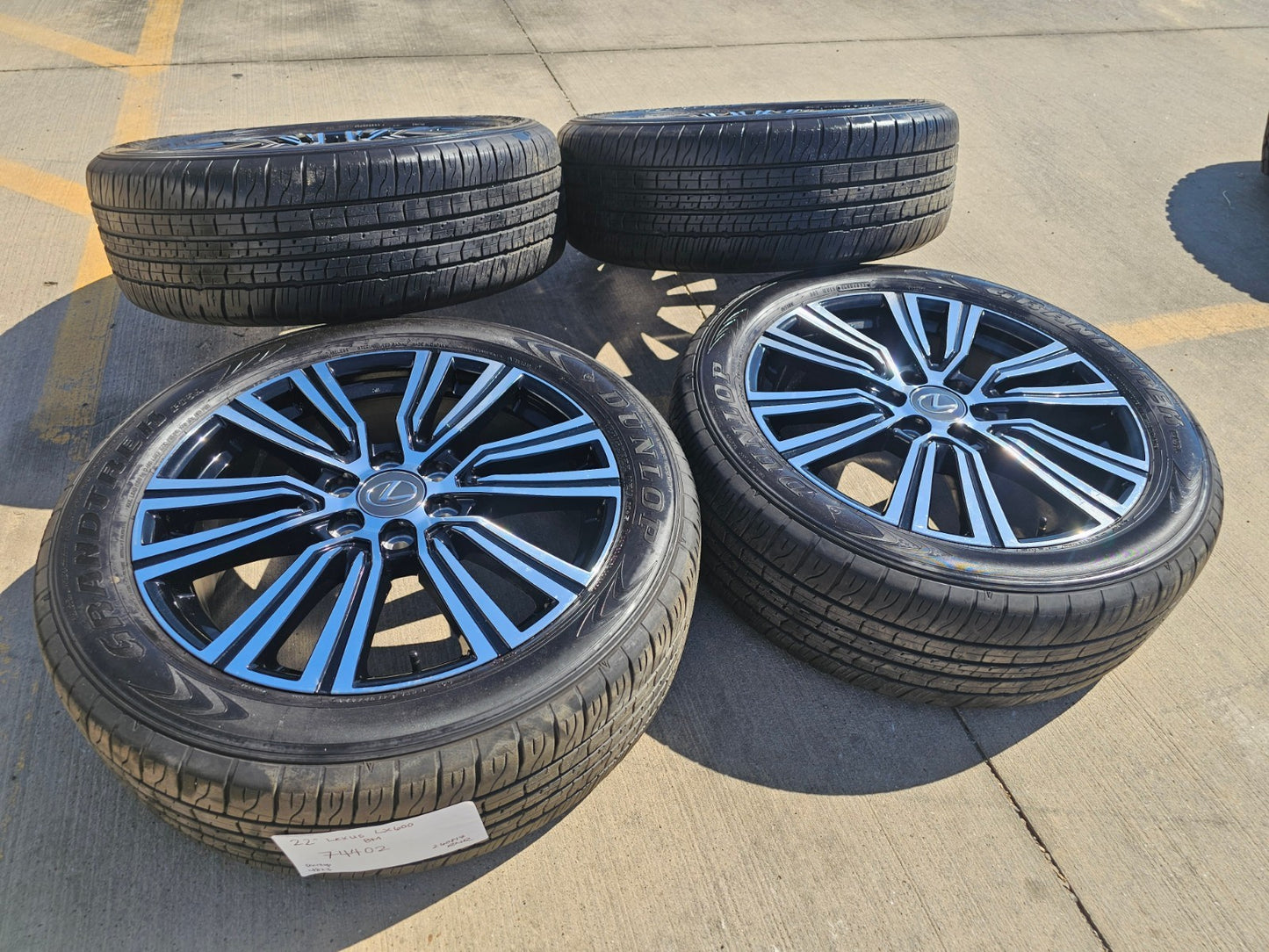 22" Lexus LX600 GX550 OEM wheels rims 74402 Toyota Tundra Sequoia SET