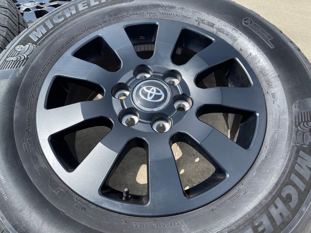 18" Toyota Land Cruiser OEM TRD wheels rims 95952 75304 Tundra Sequoia MICHELIN