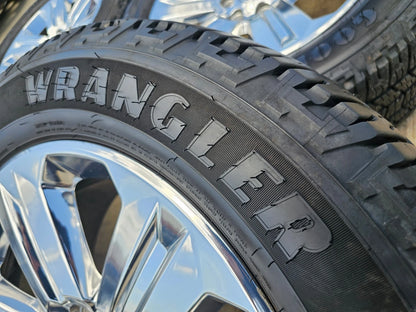 20" Ford F-150 Expedition OEM Lariat chrome rims wheels 10171 tires GOODYEAR