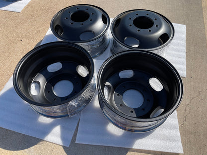 17" Ford F-350 Dually OEM 3618 3619 black rims wheels NEW