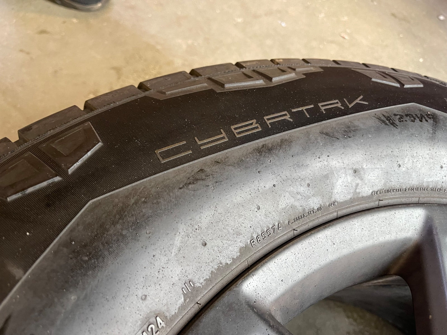 (1) 20" Tesla Cyber Truck OEM 94166 wheel rim 2024 2025 2026 2027 Cybertruck