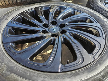 22" Lincoln Navigator OEM 10666 rims wheels BLACK LABEL SET MICHELIN NEW