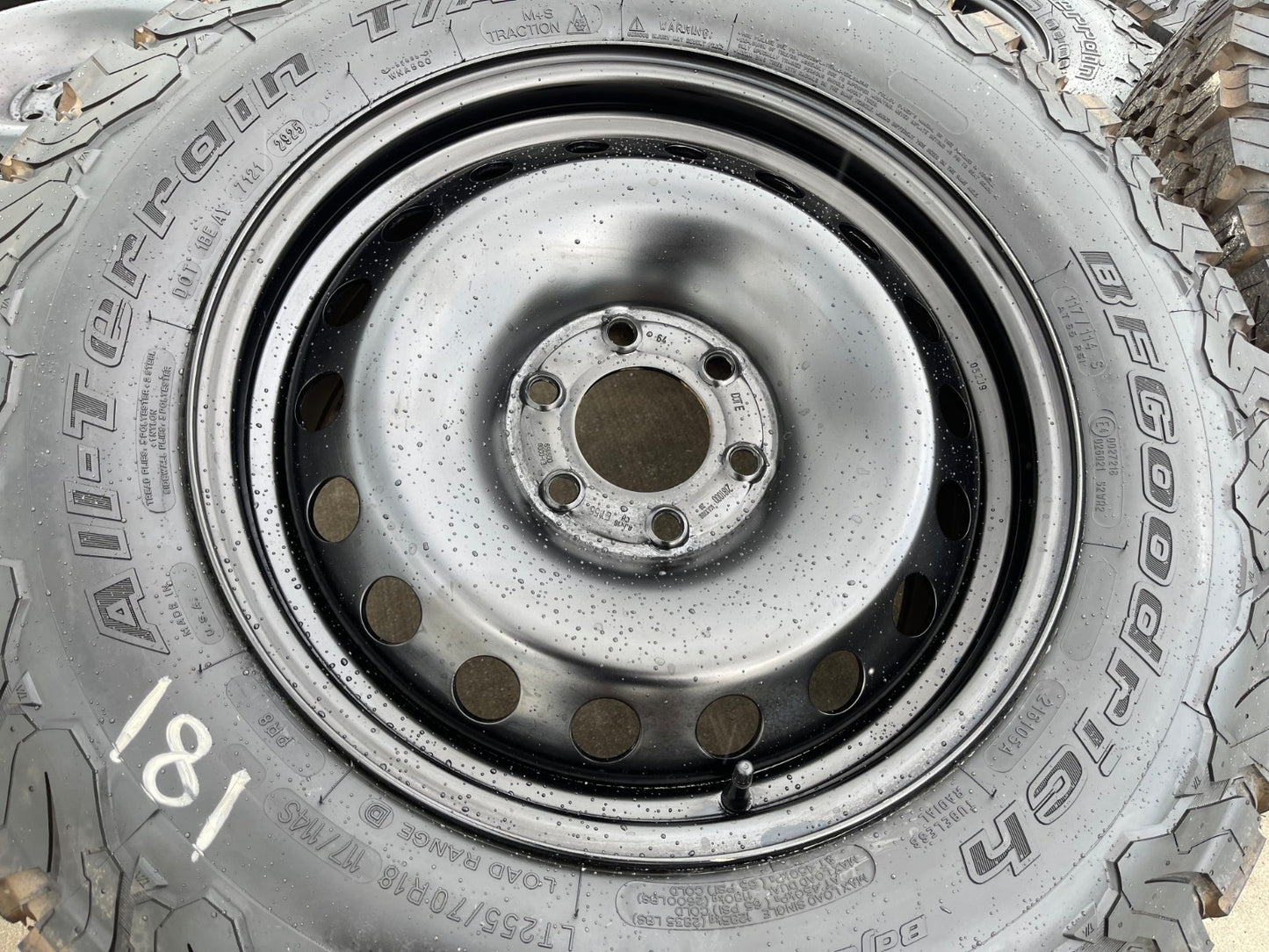 (4) 18" INEOS Grenadier OEM wheels rims STEEL 2024 2025 2026 2027 NEW BFG KO2