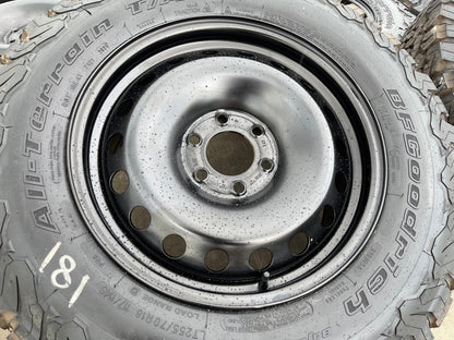 (4) 18" INEOS Grenadier OEM wheels rims STEEL 2024 2025 2026 2027 NEW BFG KO2