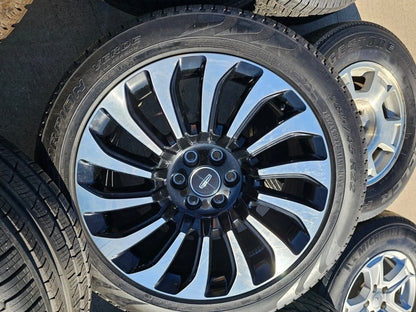 22" Lincoln Navigator BLACK LABEL OEM 10499 95383 rim wheel SPARE 2022 2023 2024