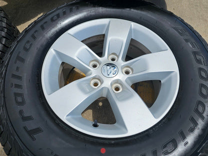 17" Dodge Ram 1500 OEM REBEL wheels rims NEW BFG A/T tires 2448 5x139