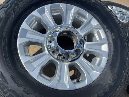 18" Ford F-250 F-350 OEM rims wheels 10097 tires BRIDGESTONE A/T SET