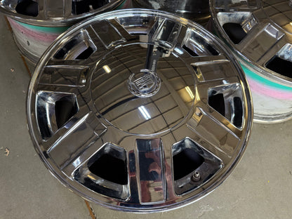 17" Cadillac DTS OEM 4603 4613 wheels rims Hearse Limousine CHROME SET