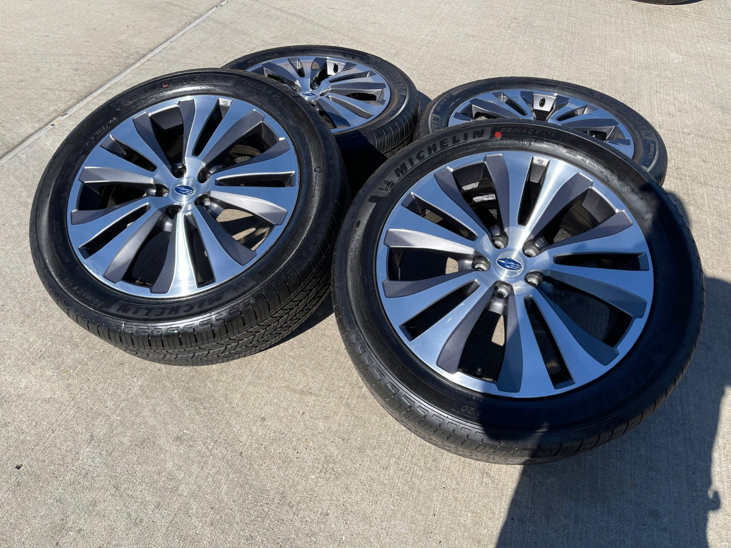 20" Subaru Ascent Outback Legacy Forester OEM 68872 wheels rims NEW MICHELIN