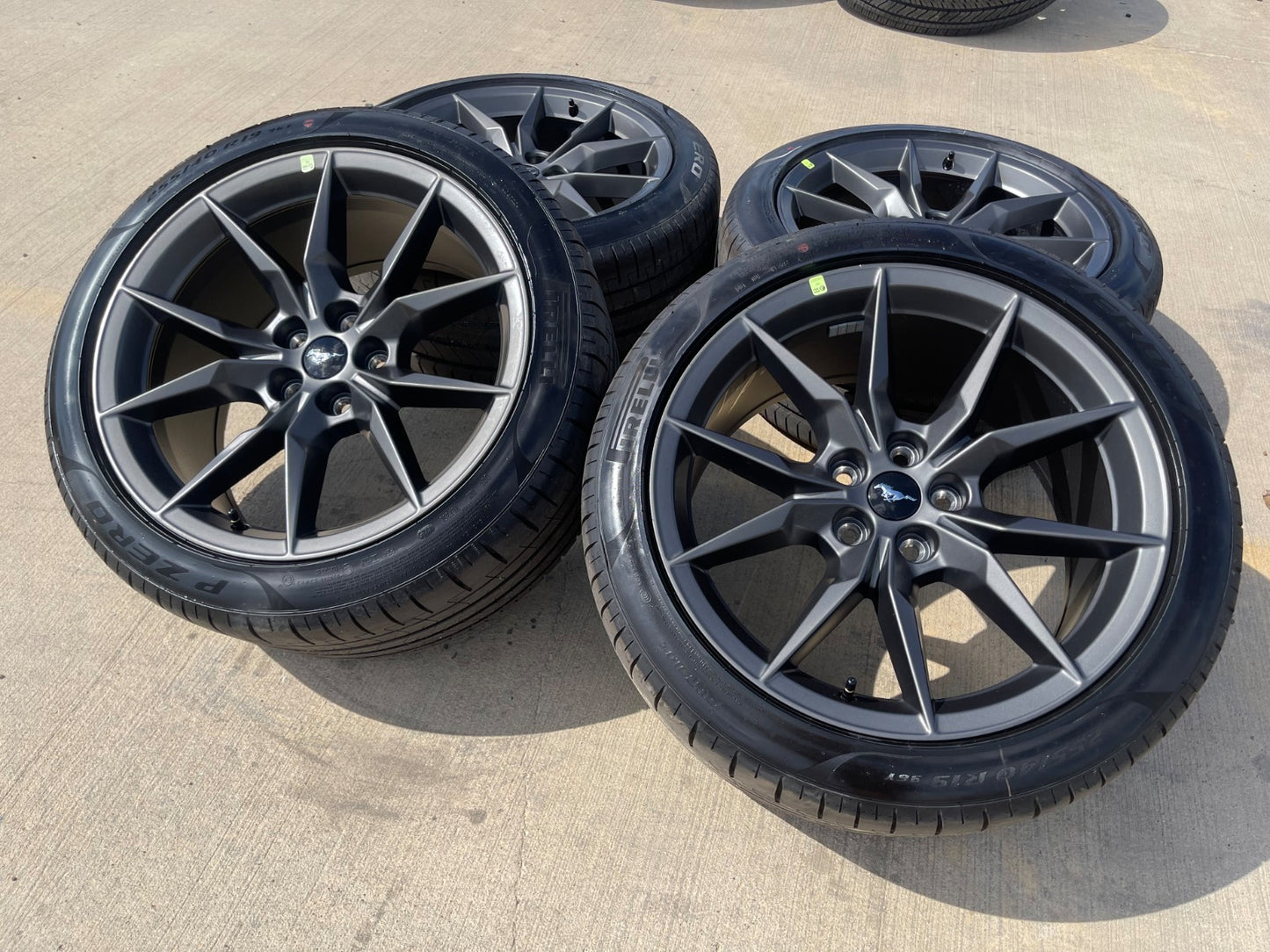 19" Ford Mustang GT Dark Horse OEM 95839 95840 wheels rims 2025 2026 2027 NEW