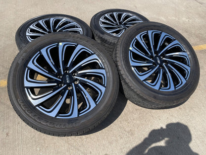 22" Lincoln Navigator OEM 10666 rims wheels BLACK LABEL BRIDGESTONE