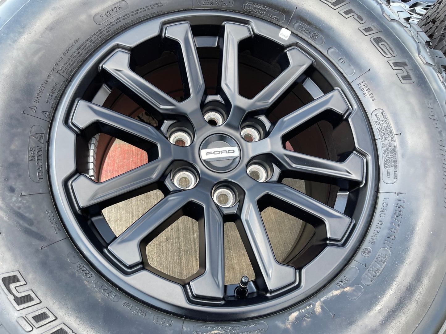 17" Ford F-150 Raptor OEM 10611 rims wheels Bronco SET 2026 2027 BFG 35" NEW