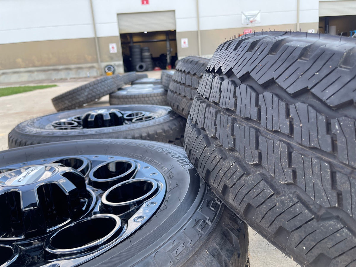 20" Ford F-250 F-350 OEM TREMOR wheels rims SET 10299 10484 BRIDGESTONE SET NEW