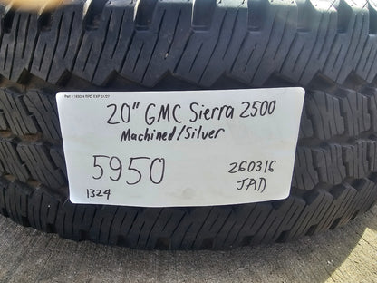 20" GMC Sierra AT4 2500 3500 OEM wheels rims 5950 Silverado BRIDGESTONE DUELER