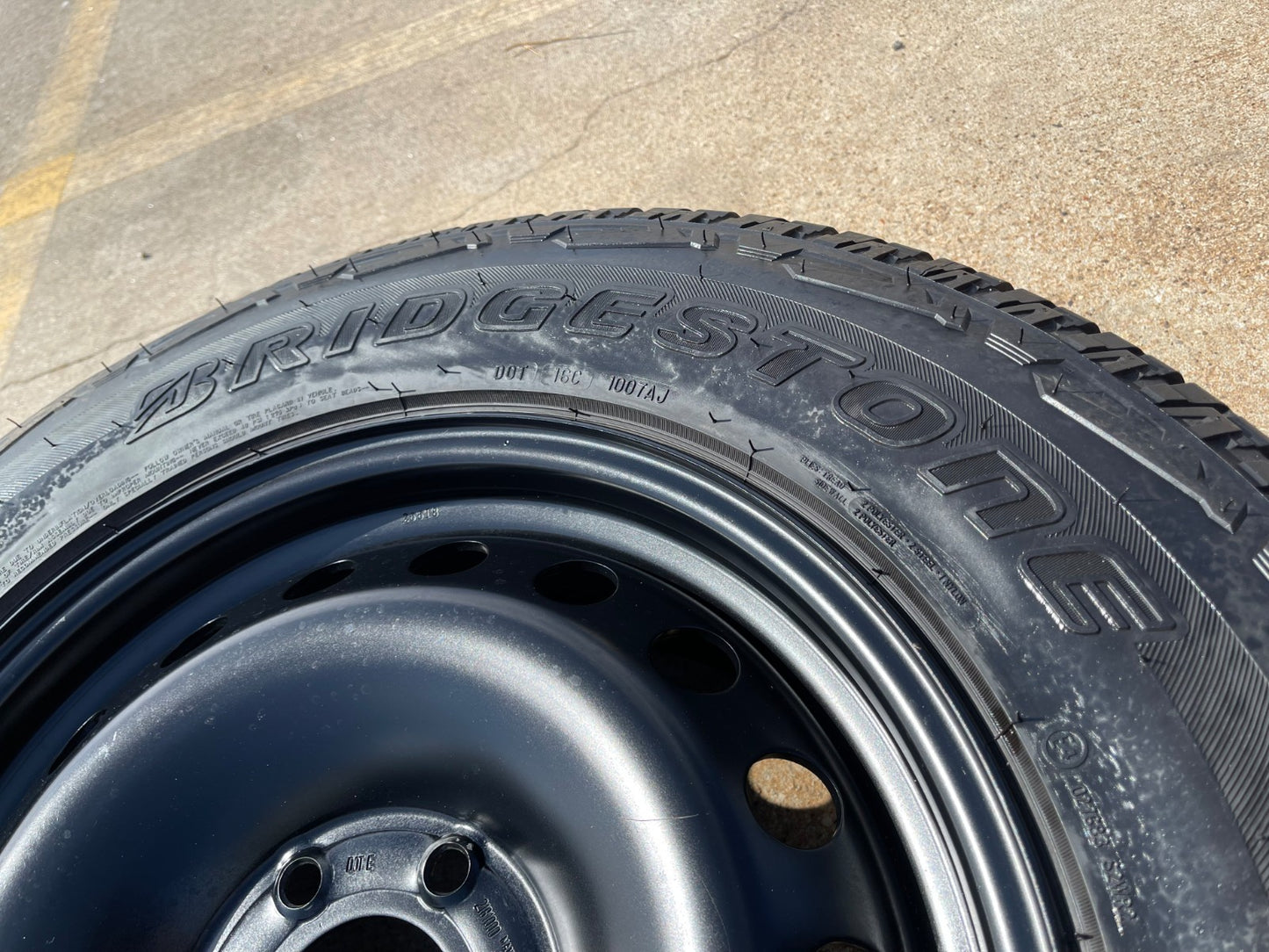 (1) 18" INEOS Grenadier OEM steel wheel rim tire 2024 2025 2026 NEW