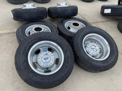 17" Ford F-350 Dually OEM 14077 14078 rims wheels 2023 2024 2025 GOODYEAR