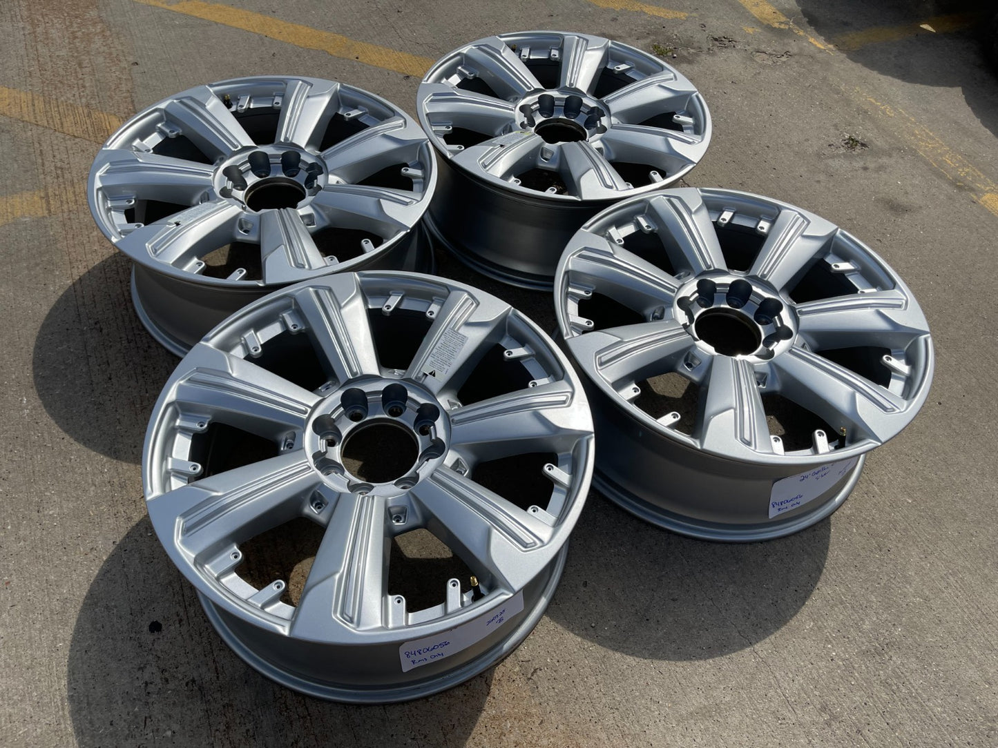 24" Cadillac Escalade IQ EV OEM 8x165 wheels rims Hummer 2500 2024 2025 2026 NEW