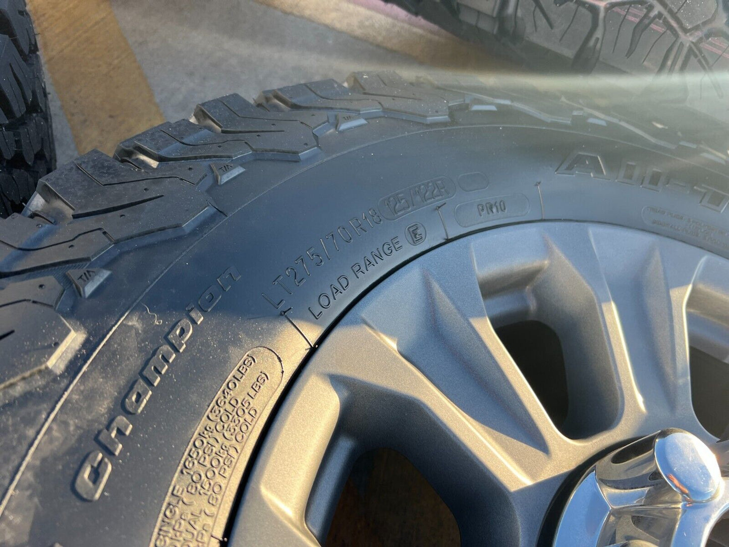 18" Ford F-250 F-350 OEM TREMOR gray rims wheels 10097 tires 2024 2025 NEW BFG