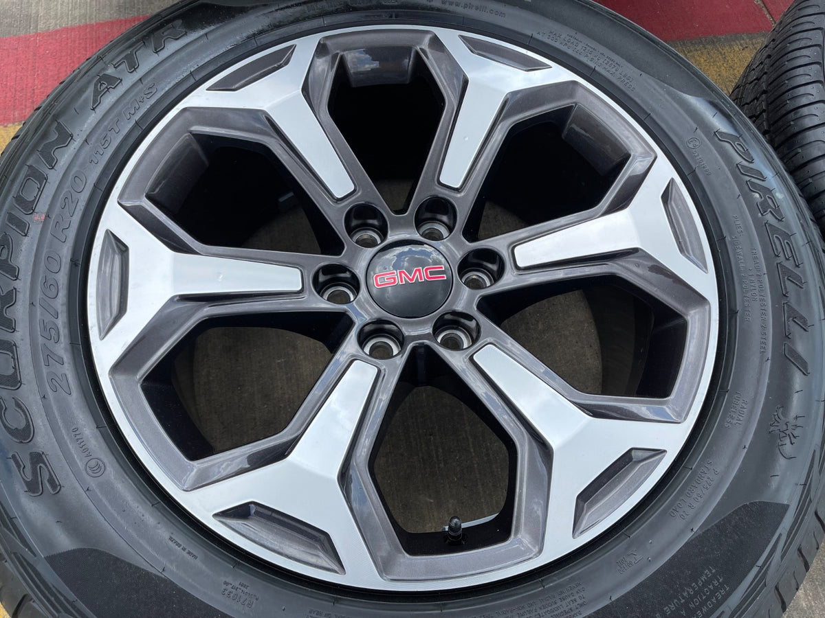 20" GMC Sierra AT4X Canyon Chevy Silverado OEM wheels rims 2025 2026 2027 NEW